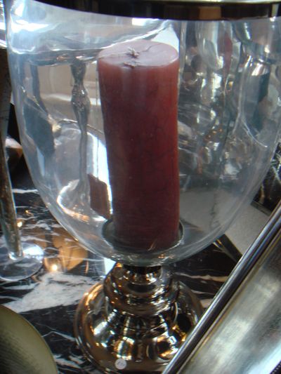 Large Candle Glass
