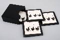 Set of four Black Co