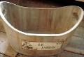 A wooden Flower pot 